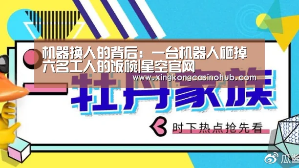 机器换人的背后:一台机器人砸掉六名工人的饭碗|星空官网(图1) 星空真人